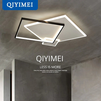 Plafonnier LED moderne en fer forgé et acrylique pour salon et salle à manger — LZ7D9Q