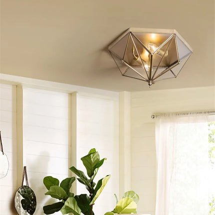 Plafonnier vintage élégant pour intérieur moderne et chaleureux — LZ4X9D2