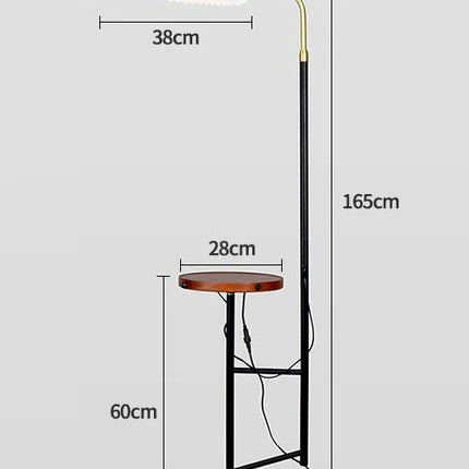 Lampadaire contemporain en fer pour table à thé style nordique — LZ4X9P