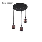 Ronde en cuivre rose / Ampoule non incluse