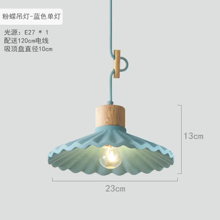 Suspension LED nordique en ciment au design simple et moderne — LZ4P9XQ