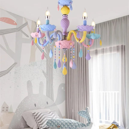 Lustre suspension en cristal pour décoration moderne et festive — LZ4X9Q7