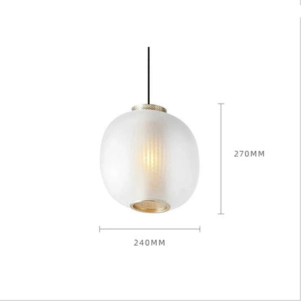 Suspension industrielle rétro en verre fumé pour intérieur — LZ4P9XQ