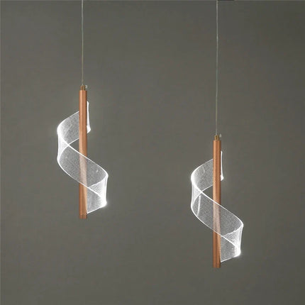 Suspension design nordique moderne en acrylique pour restaurant — LZ4X9T