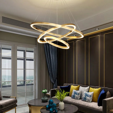 Lustre suspension cercle rond style nordique moderne — LZ4P9XQ