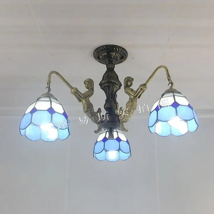 lustre méditerranéen tiffany sirène pour intérieur créatif