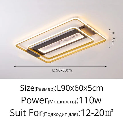 Plafonnier LED créatif au design moderne pour intérieur — LZ4X9T