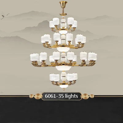 Lustre chinois grande taille pour décoration intérieure élégante — LZ4X9T2Q
