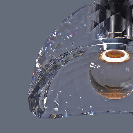 Suspension LED en cristal K9 de luxe style postmoderne — LZ4X9M