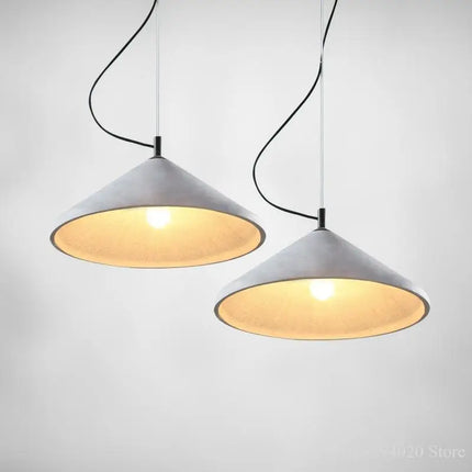 Lustre suspension design en béton pour bar et restaurant — LZ4X9T2
