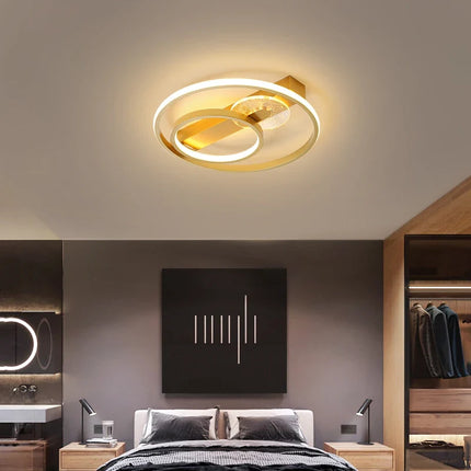 Plafonnier LED rond ultra fin pour intérieur design maison — LZ4G7XQ