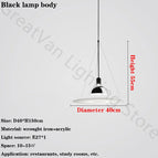 Diamètre 40cm / Corps de lampe chromé / Lumière chaude, pas de télécommande