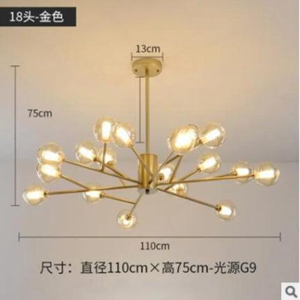 Lustre suspension globe industriel en verre et fer noir vintage — LZ4X9T2