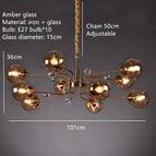 10 Amber glass / Warm light