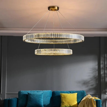 Lustre moderne en cristal élégant et raffiné haut de gamme — LZ4P9X
