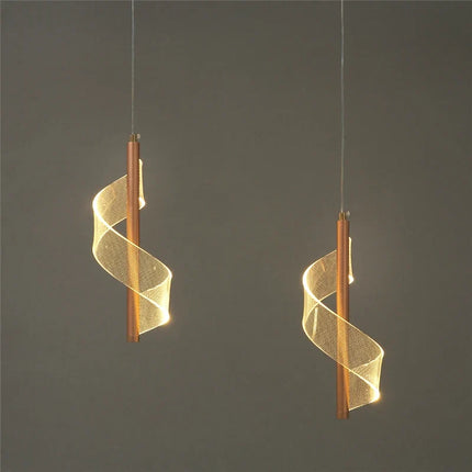 Suspension design nordique moderne en acrylique pour restaurant — LZ4X9T