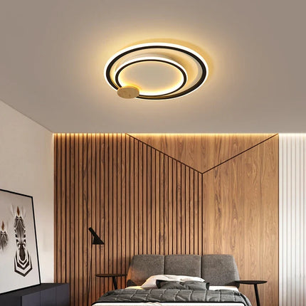 Plafonnier LED design en aluminium pour intérieur élégant — LZ4X9QJ