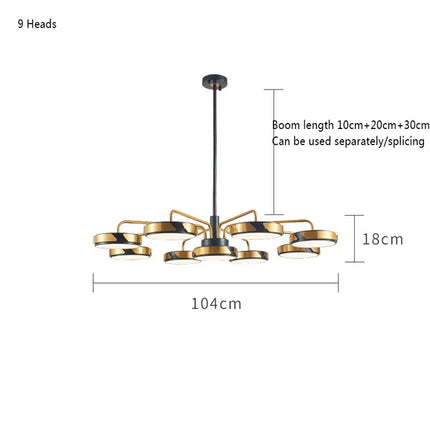 Suspension décorative style nordique pour intérieur et loft — LZ4X9P
