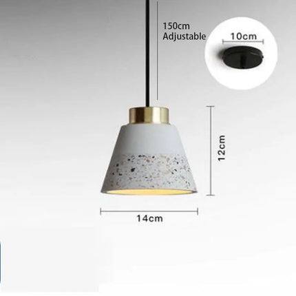 Suspension vintage en ciment pour bar et café — LZ4X9Q