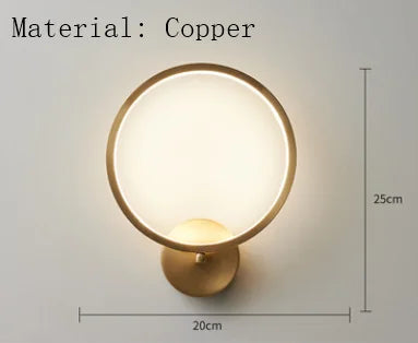 applique murale moderne à led pour décoration intérieure