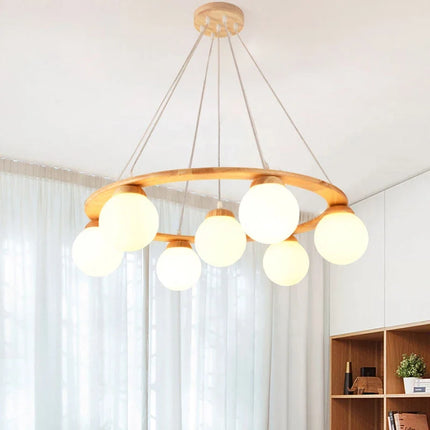 Lustre suspension nordique haricot créatif pour restaurant — LZ4M9T2