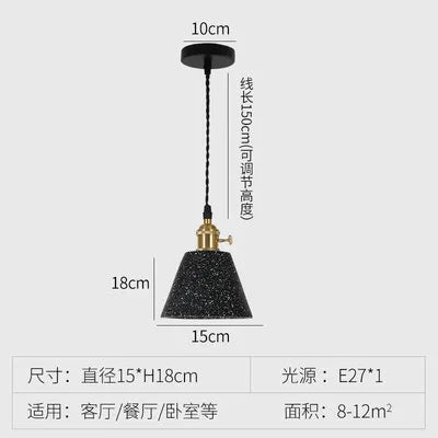 Suspension industrielle en ciment pour table et bar — LZ4X9Q2