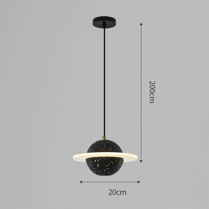 Suspension en résine design planétaire pour intérieur moderne — LZ4X9P