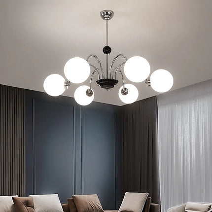 Lustre suspension LED en verre style nordique américain — LZ4X9P