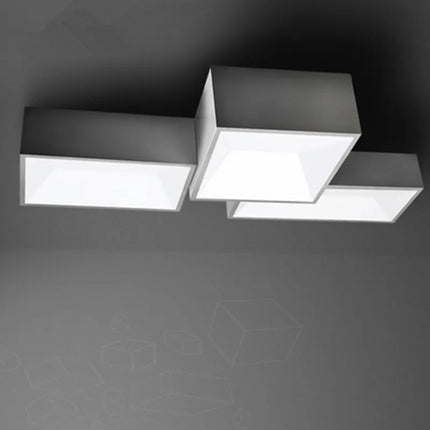 Plafonnier LED carré à intensité variable à installer soi-même — LZ4P9XQ