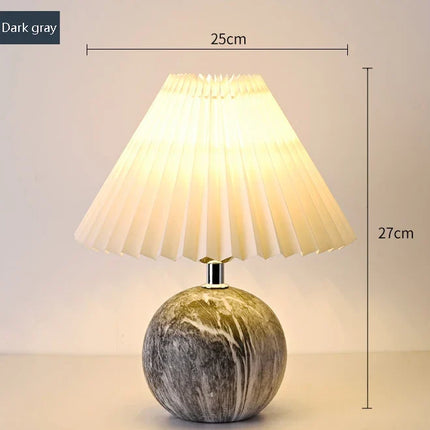 Lampe de chevet en céramique moderne pour bureau et veilleuse créative — LZ4X9P2