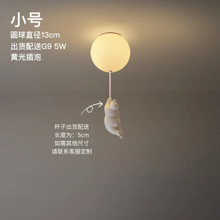 Plafonnier LED ours animé pour chambre enfant et salon — LZ4X9Q2