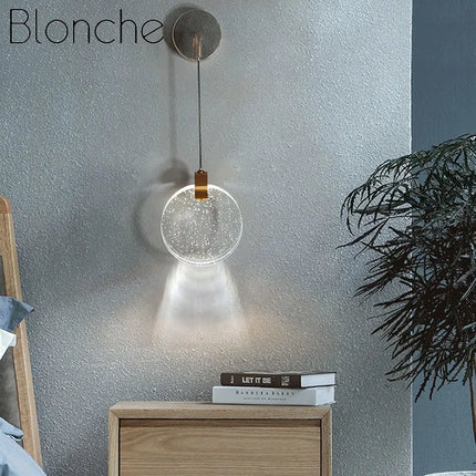 Applique murale moderne en cristal avec éclairage décoratif — LZ4X9T
