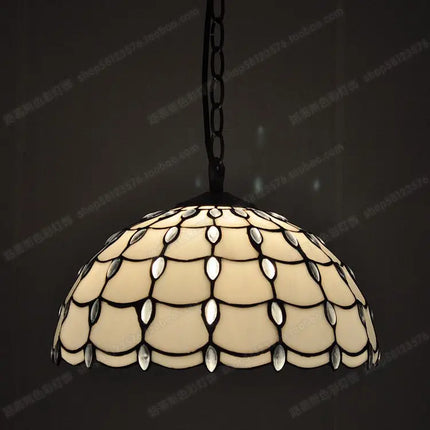 Lustre suspension style Tiffany pour café, bar ou restaurant — LZ4X9Q2