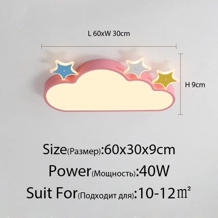 Plafonnier LED design nuage pour éclairage décoratif intérieur — LZ4P9XQ
