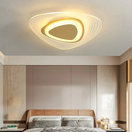 Lustre LED avec télécommande pour éclairage intérieur moderne — LZ4X9Q