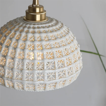 Suspension moderne en céramique LED pour décoration intérieure — LZ4X9P