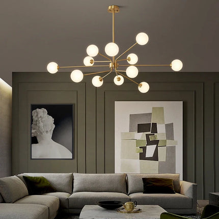 Lustre décoratif en cuivre style nordique pour intérieur — LZ4P9XQ