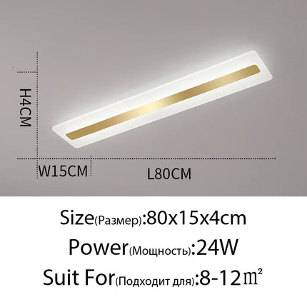Plafonnier LED moderne en acrylique pour éclairage intérieur — LZ4P9XJ