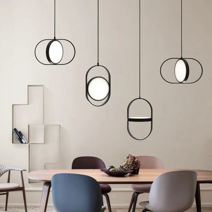 Suspension LED rotative pour café, bar et restaurant — LZ4X9P