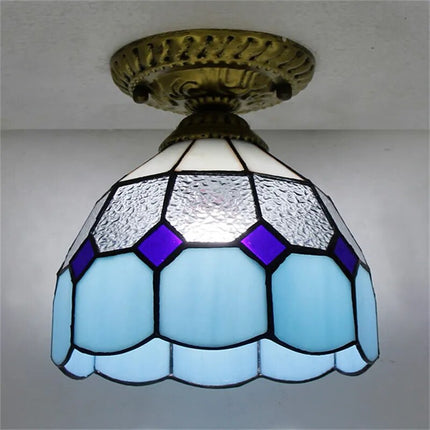 Plafonnier LED moderne en verre avec ampoule 7W E27 — LZ4X9Q2