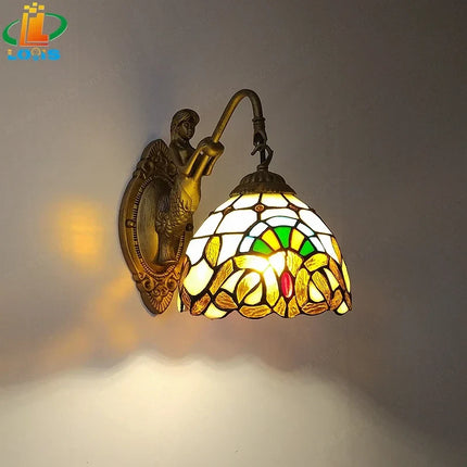 Applique murale LED décorative au style baroque européen — LZ4X9T1