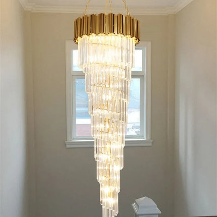 Lustre en cristal de luxe pour décoration intérieure raffinée — LZ4X9M
