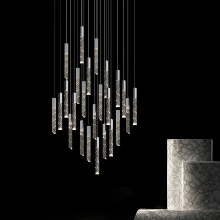 Lustre moderne en cristal pour décoration intérieure élégante — LZ4T9Q2