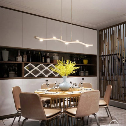 Suspension LED design post-moderne à courbe simple — LZ4X9T