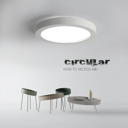 Plafonnier LED en fer avec intensité variable pour intérieur — LZ4X9Q
