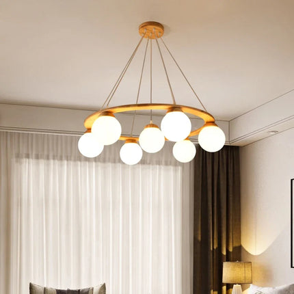 Lustre suspension nordique haricot créatif pour restaurant — LZ4M9T2