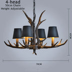 Lustre 4 têtes / Prise E14 / Aucune ampoule incluse