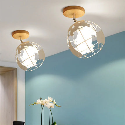 Plafonnier LED triangle en fer style nordique moderne — LZ4X7M