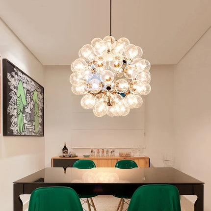 Suspension boule en verre au design nordique moderne pour intérieur — LZ4X9M