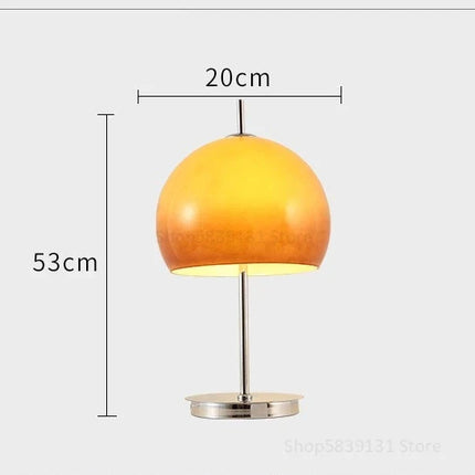 Lampadaire nordique avec abat-jour champignon rétro contemporain — LZ4F9X2